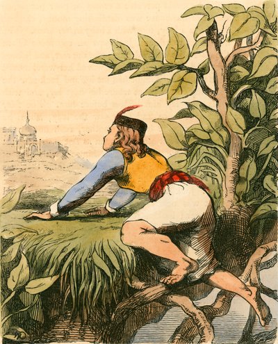 Jack at the Top of the Beanstalk by Charles West Cope